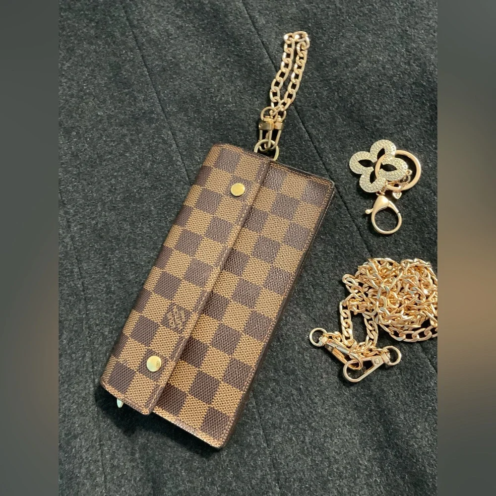 ✅AUTHENTIC LV ACCORDION DAMIER LONG WALLET LOUIS VUITTON - Picture 16 of 16